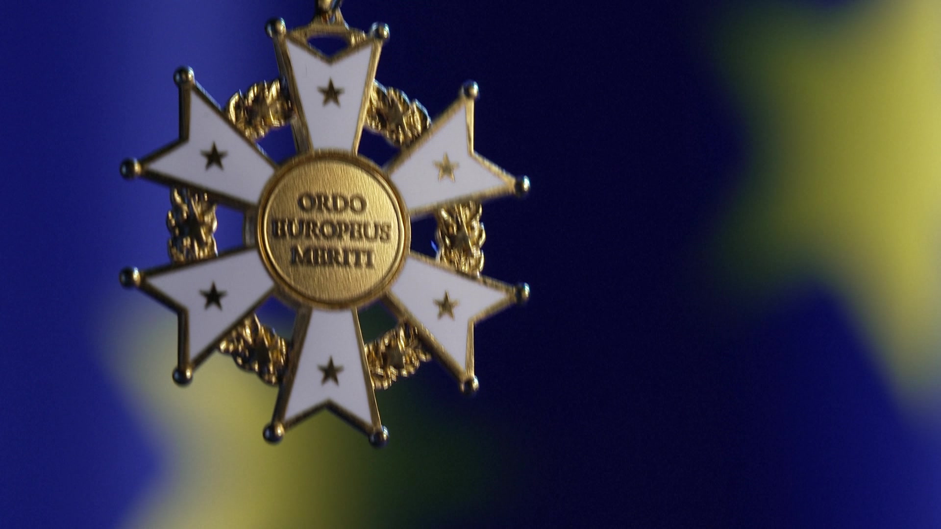 European Parliament Stockshots: European Order of Merit medals